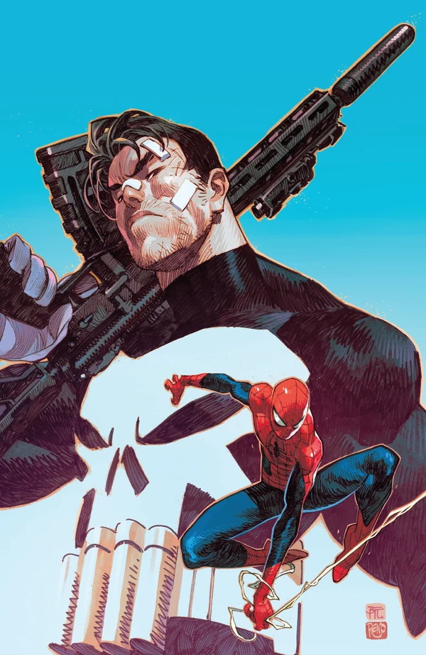 Punisher Vs. Spider-Man: Dike Ruan Virgin Variant #1 - Cover 4